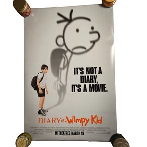 Diary of a Wimpy Kid‎ 2010 Promo Movie Poster 27x40 Zachary Gordon Robert Capron